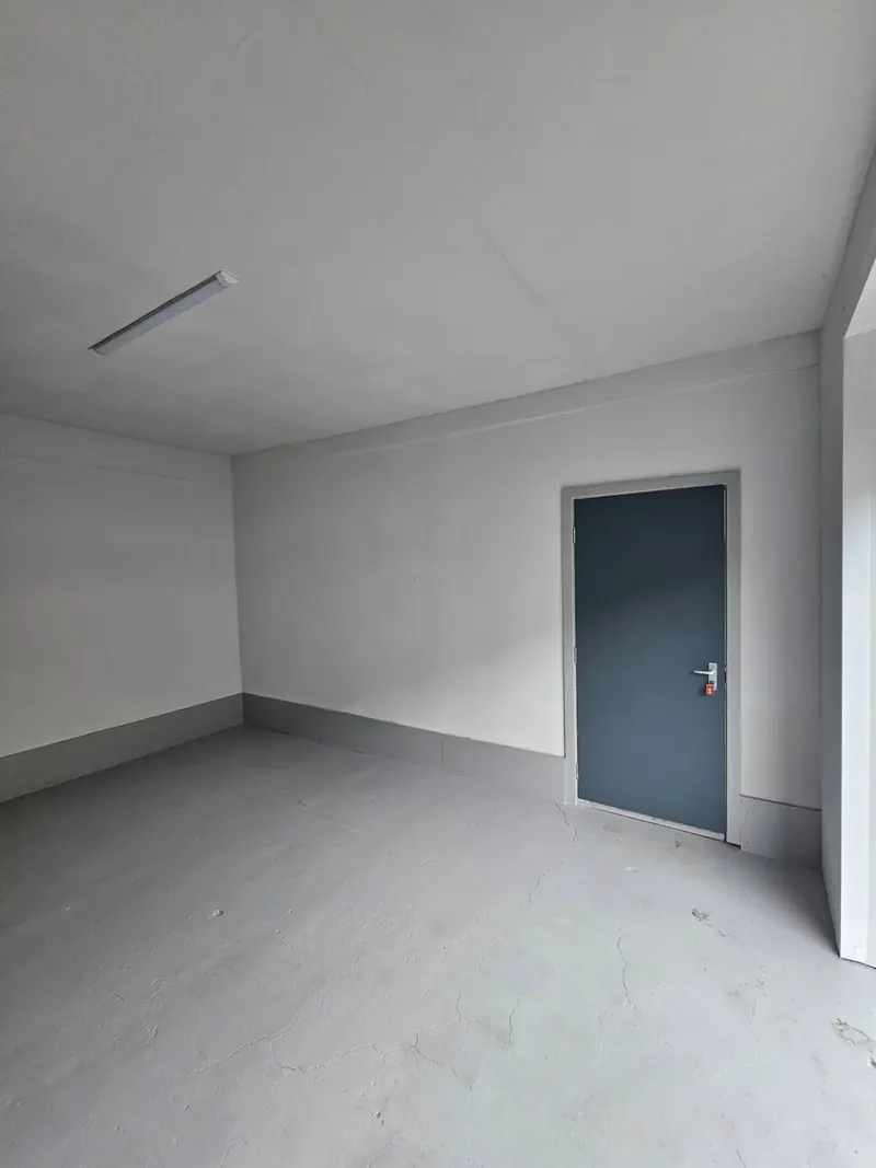 Inside the 150 sq ft unit, ready to use