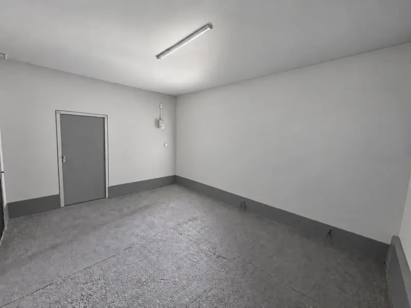 Inside the 160 sq ft unit, ready to use